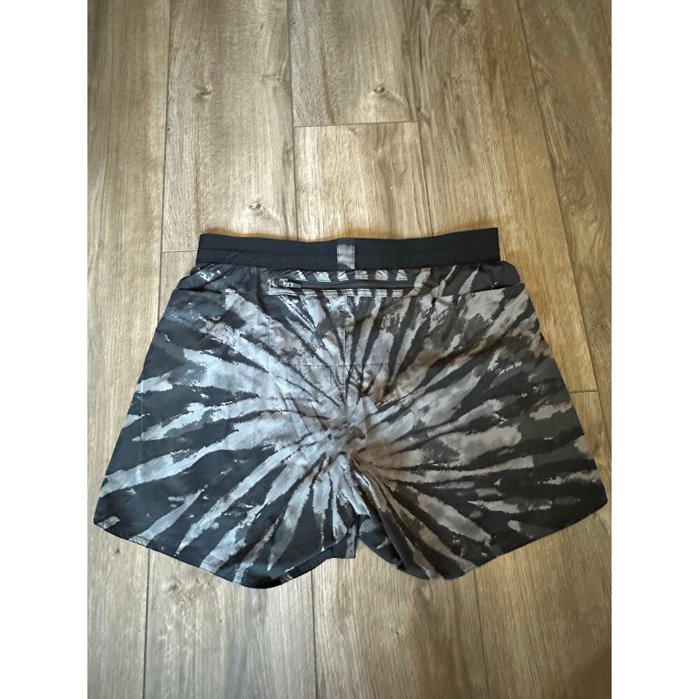 Roark Black & Gray Tie-Dye Athletic Shorts with Snake Graphic  liner removed - Picture 2 of 10